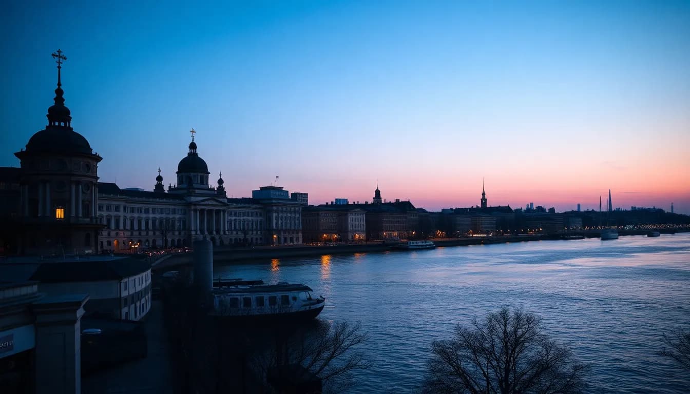 Nightview of Helsinki